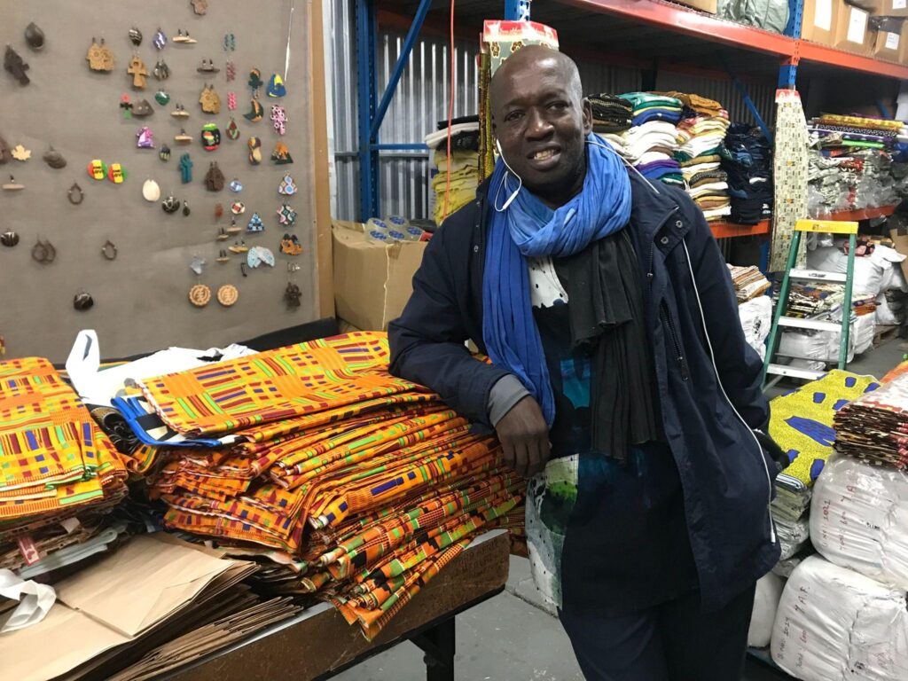 Colorful textiles provide a sense of home for West Africans - Mott ...