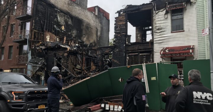 Fire destroys four buildings on E. 143rd Street