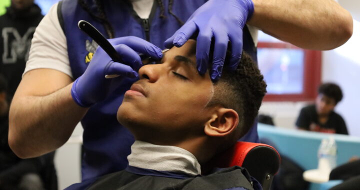 Chopping it up at the Barbershop: The Melrose school gives boys a place to talk