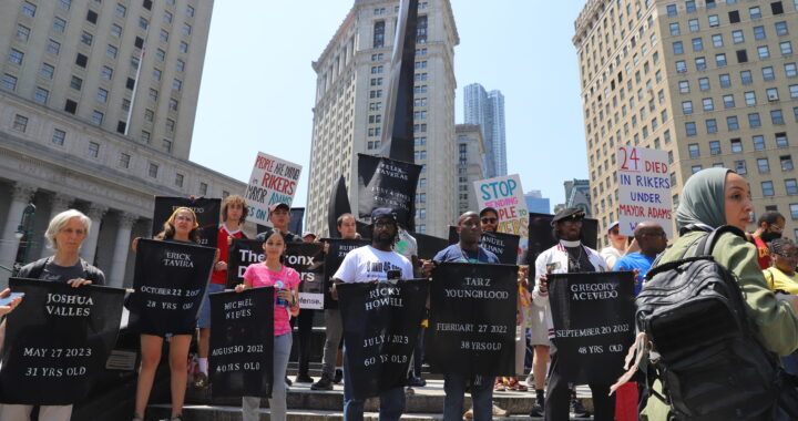 Jail abolitionists rally in Manhattan